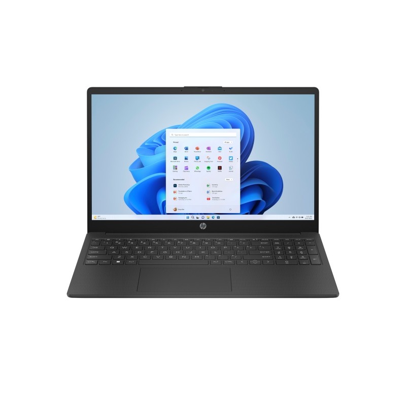 HP 15-fc0028ny Nešiojamas kompiuteris 15.6'' FHD Ryzen 3 7320U 8GB 128GB SSD W11H, Jet Black