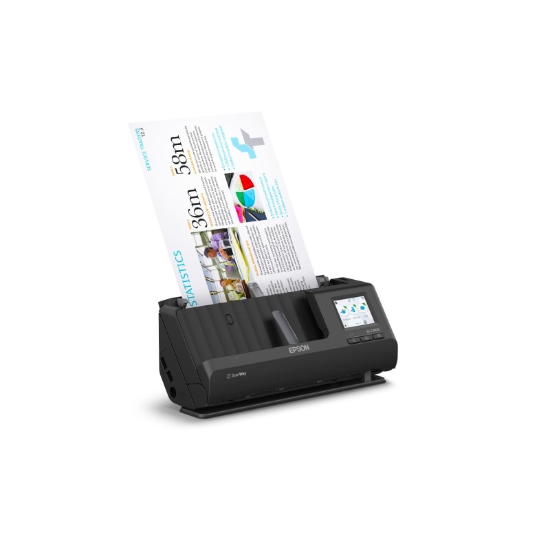 Epson ES-C380W ADF + Sheet-fed Skeneris A4 Spalvotas 30 ppm 600x600 DPI USB Wi-Fi