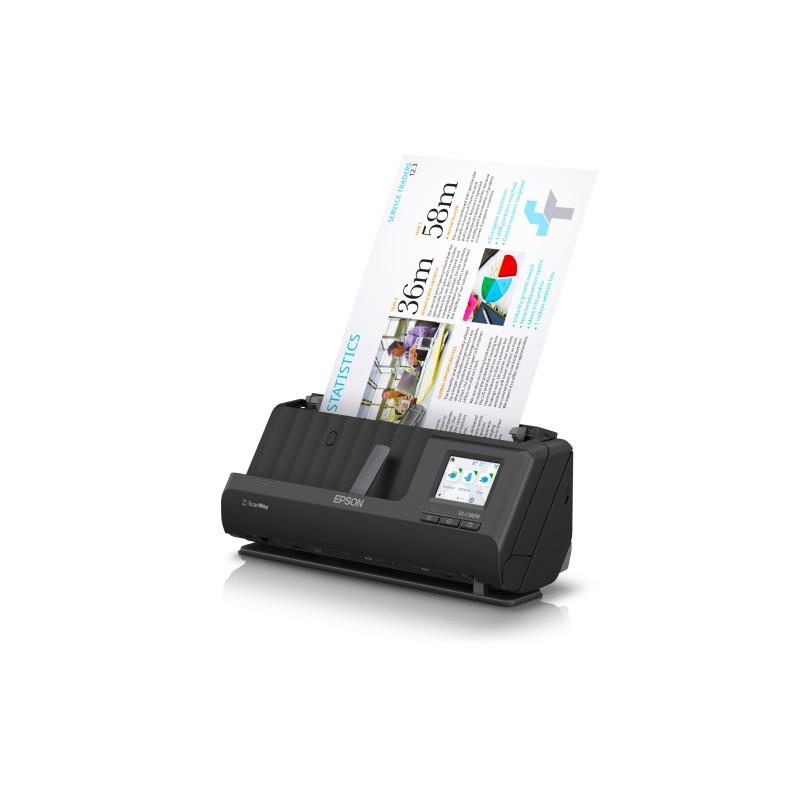 Epson ES-C380W ADF + Sheet-fed Skeneris A4 Spalvotas 30 ppm 600x600 DPI USB Wi-Fi