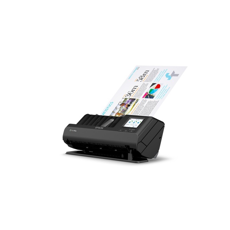 Epson ES-C380W ADF + Sheet-fed Skeneris A4 Spalvotas 30 ppm 600x600 DPI USB Wi-Fi