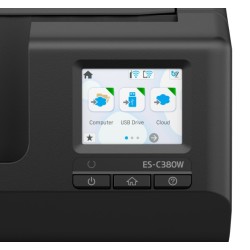 Epson ES-C380W ADF + Sheet-fed Skeneris A4 Spalvotas 30 ppm 600x600 DPI USB Wi-Fi