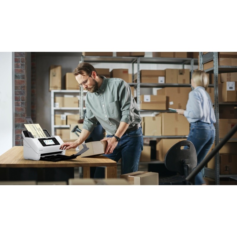 Epson WorkForce DS-800WN Skeneris A4 Spalvotas 50 ppm 600x600 DPI USB Wi-Fi Ethernet LAN