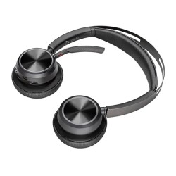 Poly Voyager Focus 2 Belaidės ausinės, Bluetooth, BT700 USB-C Adapter, USB-C/A Adapter, Juoda