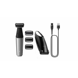 Philips Bodygroom 5000 Series BG5021/15 Kūno plaukų skustuvas / kirpimo mašinėlė, Juoda/Sidabrinė