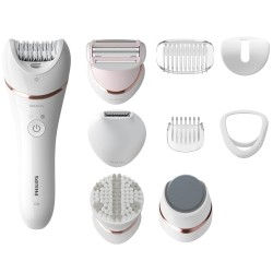 Philips 8000 Series BRE740/10 Epiliatorius, Balta
