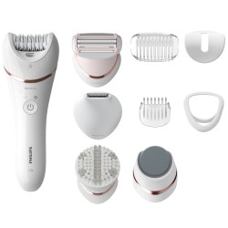 Philips 8000 Series BRE740/10 Epiliatorius, Balta