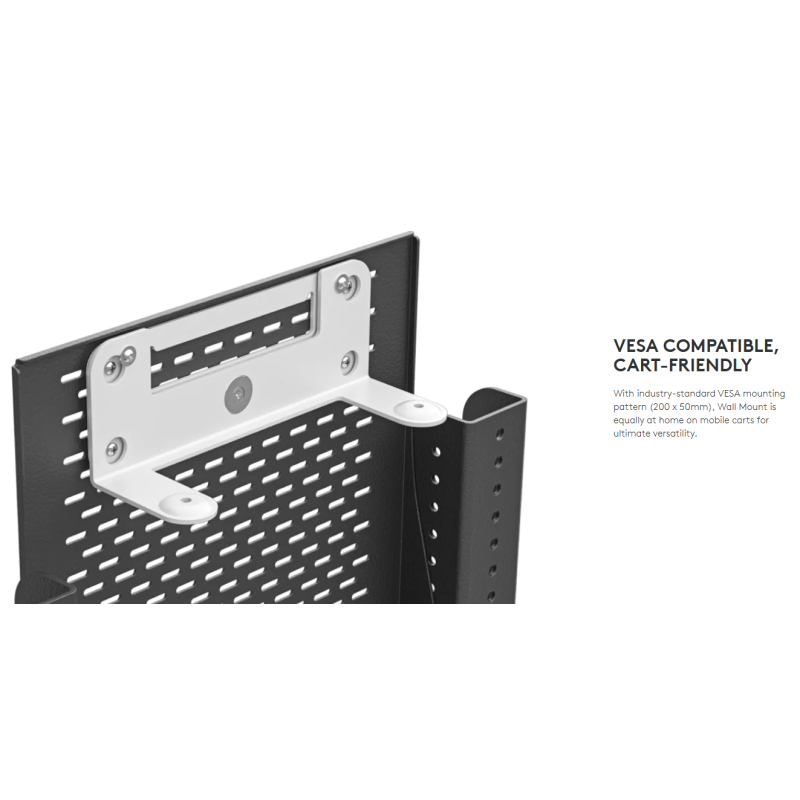 Logitech 952-000044 Sieninis laikiklis vaizdo konferencijų sistemai Rally Bar, Rally Bar Mini, Balta