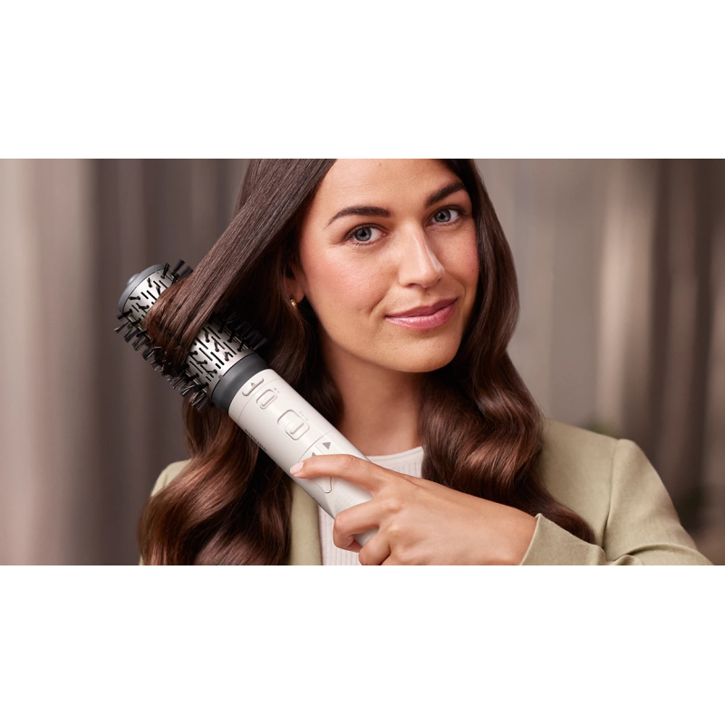 Philips 7000 Series Air styler BHA710/00 Plaukų formavimo šukos, Metallic White