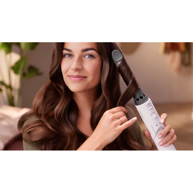 Philips 7000 Series Air styler BHA710/00 Plaukų formavimo šukos, Metallic White