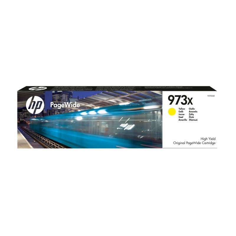 HP 973X (F6T83AE) Rašalinė kasetė, Geltona (SPEC)