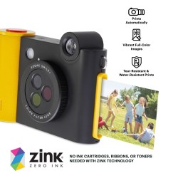 Kodak SMILE+ Momentinis fotoaparatas, 2x3'', Juoda