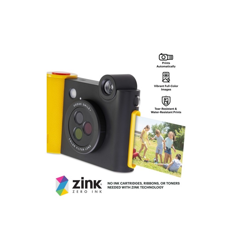 Kodak SMILE+ Momentinis fotoaparatas, 2x3'', Juoda