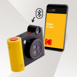 Kodak SMILE+ Momentinis fotoaparatas, 2x3'', Juoda