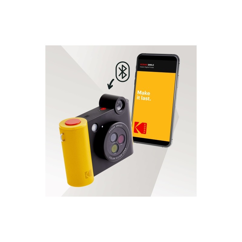 Kodak SMILE+ Momentinis fotoaparatas, 2x3'', Juoda