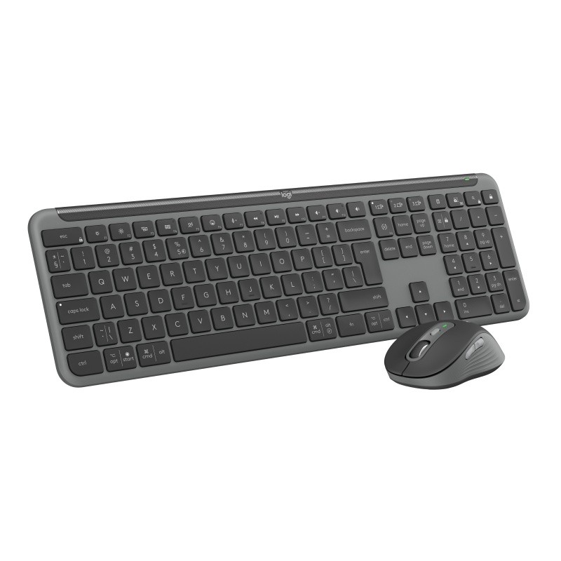 Logitech Signature Slim Combo MK950 for Business Belaidė klaviatūra + pelė, US Int, Graphite