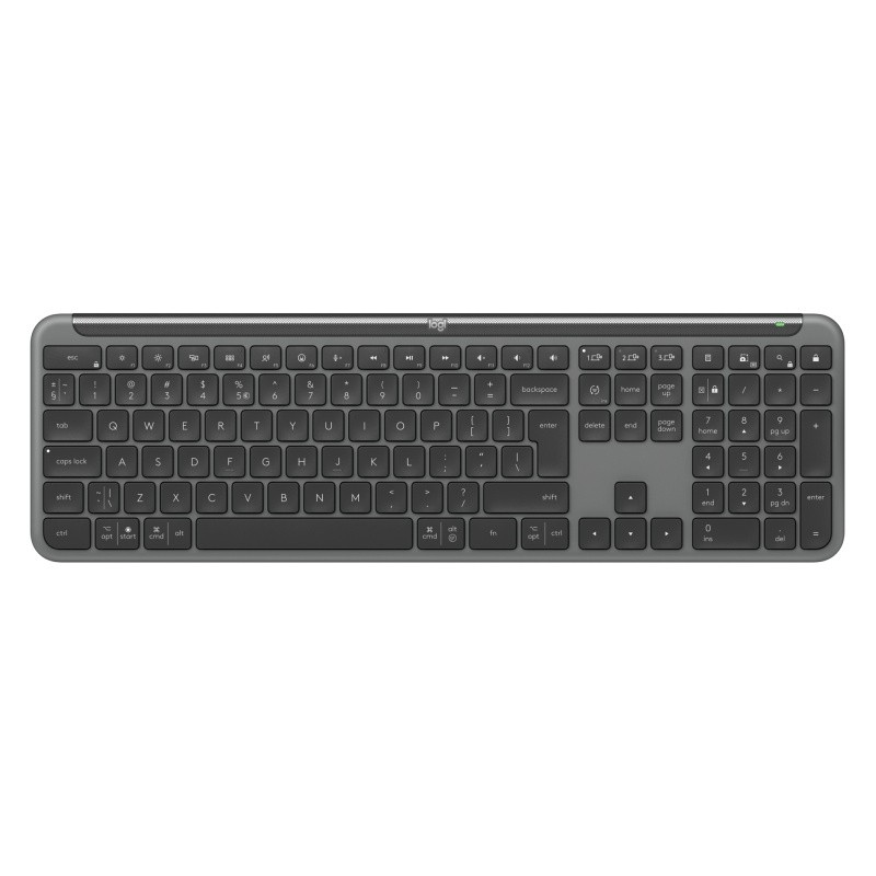 Logitech Signature Slim Combo MK950 for Business Belaidė klaviatūra + pelė, US Int, Graphite