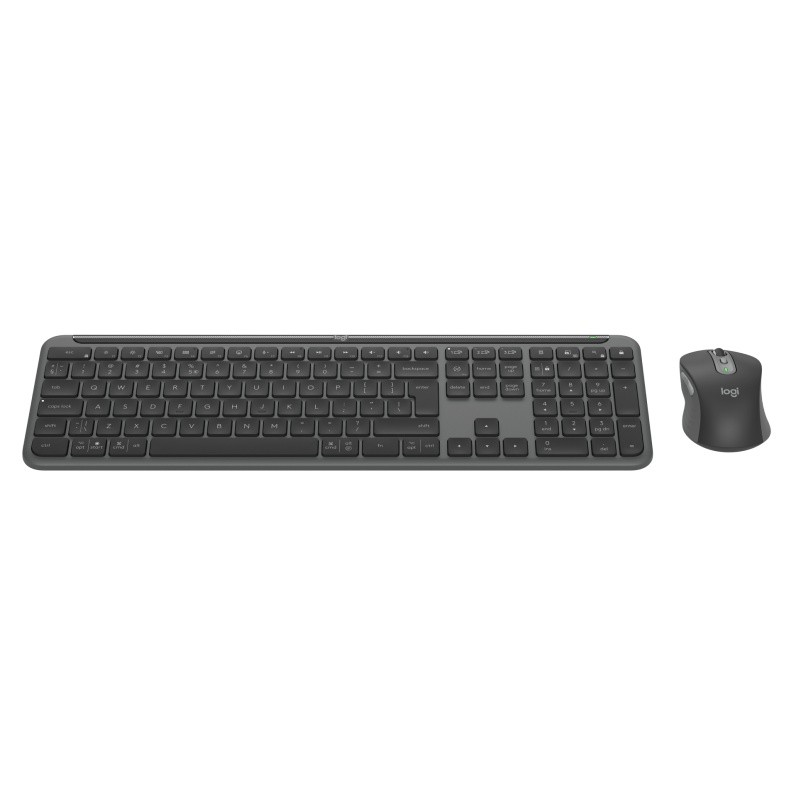 Logitech Signature Slim Combo MK950 for Business Belaidė klaviatūra + pelė, US Int, Graphite