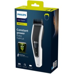 Philips 5000 Series HC5610/15 Plaukų kirpimo mašinėlė, Juoda/Balta