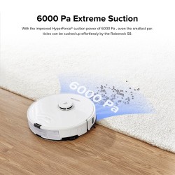 Roborock S8 Dulkių siurblys robotas, Balta