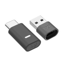 Logitech Zone Wireless 2 UC Belaidės ausinės, USB-C, USB-C Bluetooth receiver, Graphite