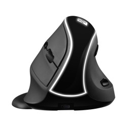 Sandberg Pro 630-13 Belaidė vertikali pelė RF Wireless, 3400 DPI, LED light, Juoda