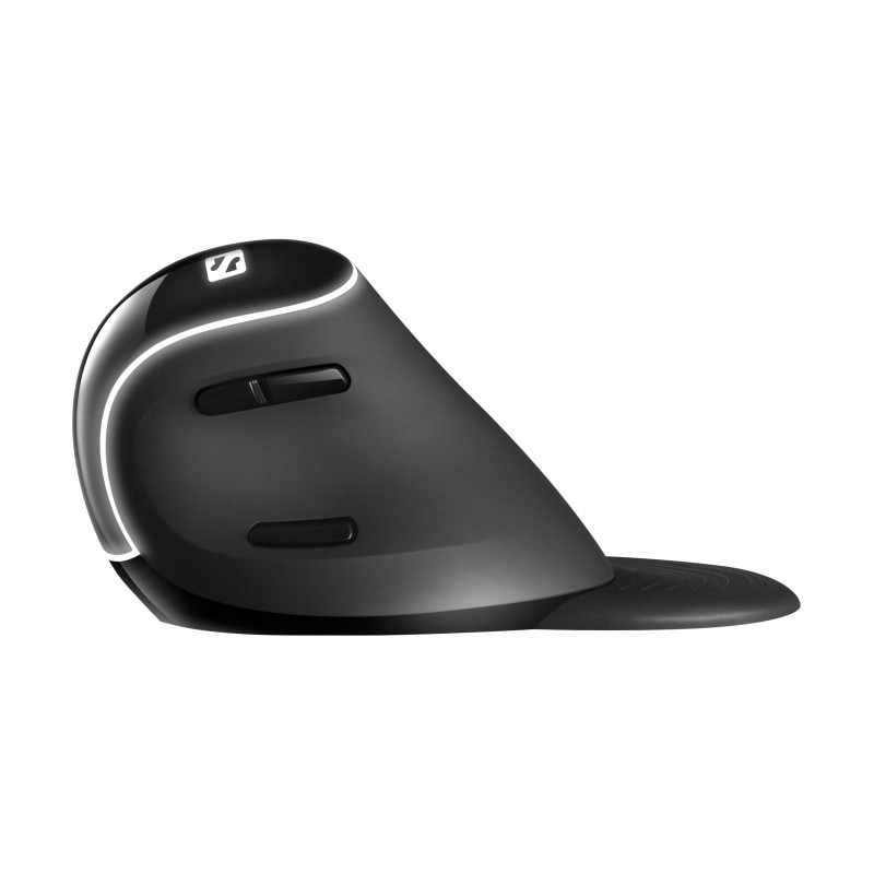 Sandberg Pro 630-13 Belaidė vertikali pelė RF Wireless, 3400 DPI, LED light, Juoda