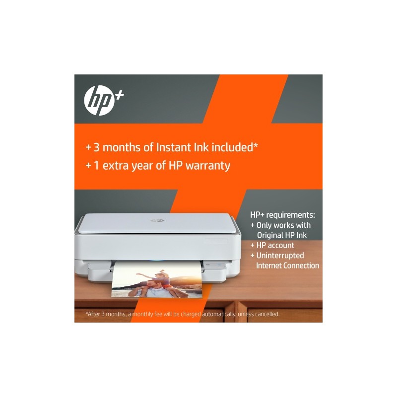 HP ENVY 6020e Spausdintuvas rašalinis spalvotas MFP A4 10 ppm USB Wi-Fi Bluetooth