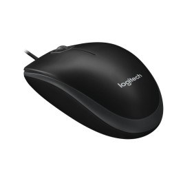 Logitech B100 Laidinė pelė, USB Type-A, Optical, 1000 DPI, Juoda (SPEC)
