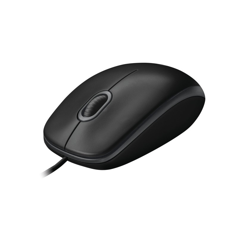 Logitech B100 Laidinė pelė, USB Type-A, Optical, 1000 DPI, Juoda (SPEC)