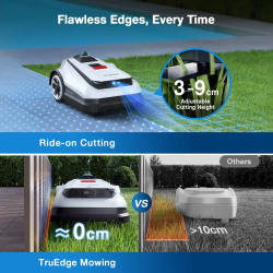 Ecovacs GOAT A3000 LiDAR Robotas vejapjovė