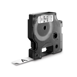 Dymo 16957 (S0718040) D1 Lanksti nailono juostelė 12mm x 3.5m, Black on White