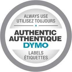 Dymo 16957 (S0718040) D1 Lanksti nailono juostelė 12mm x 3.5m, Black on White