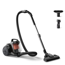 Philips 1000 Series XB1142/10 PowerCyclone 3 Dulkių siurblys, Black/Coral