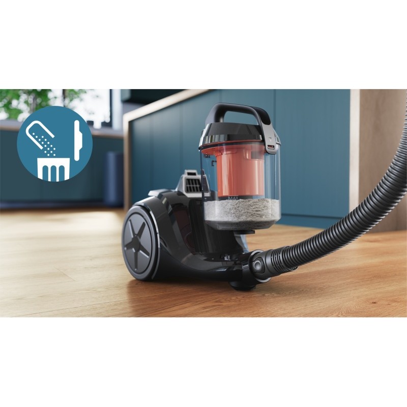 Philips 1000 Series XB1142/10 PowerCyclone 3 Dulkių siurblys, Black/Coral