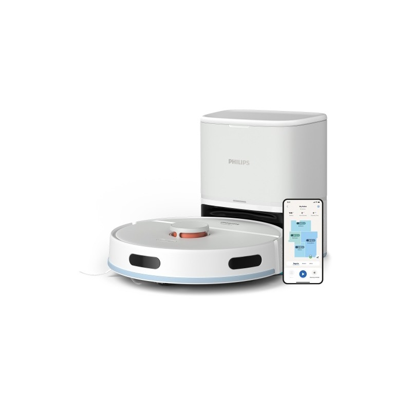 Philips HomeRun 2000 Series XU2100/20 Dulkių siurblys robotas, Arctic white