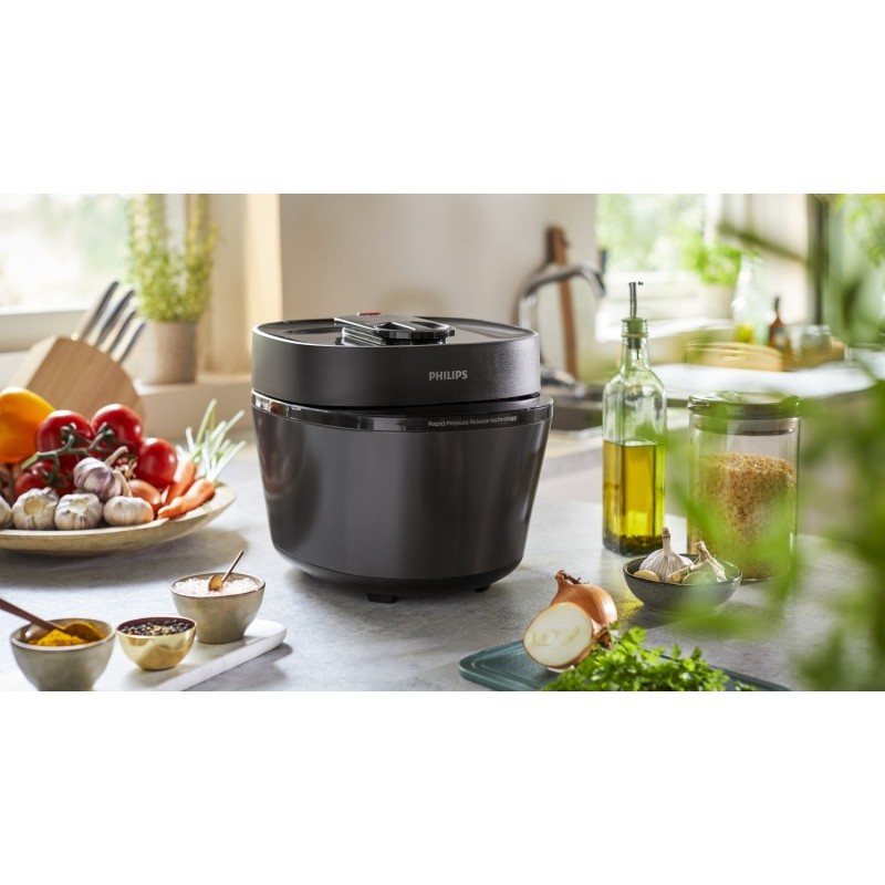 Philips All-in-One HD2151/40 Daugiafunkcinis puodas 5 L, 1000 W, Juoda