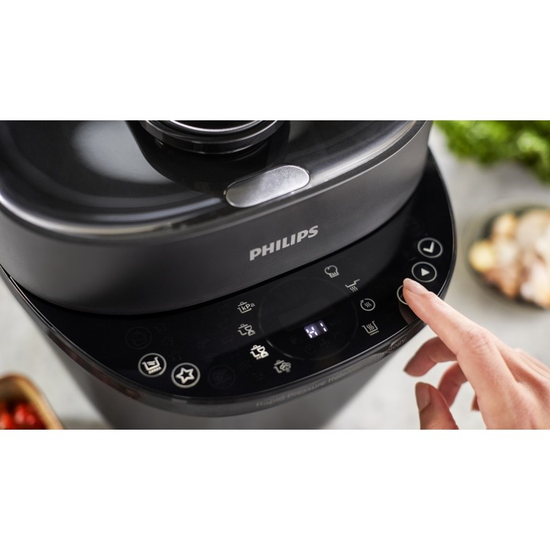 Philips All-in-One HD2151/40 Daugiafunkcinis puodas 5 L, 1000 W, Juoda
