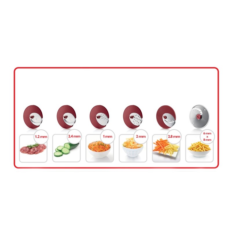 Philips Viva Collection SaladMaker HR1388/80 Daržovių pjaustyklė, 200 W, Balta/Juoda