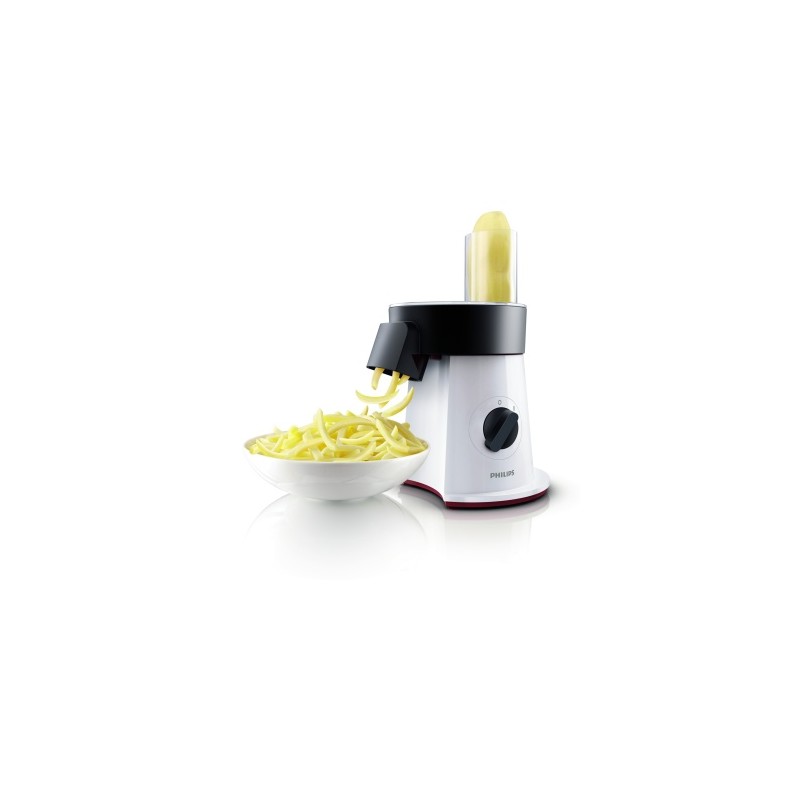 Philips Viva Collection SaladMaker HR1388/80 Daržovių pjaustyklė, 200 W, Balta/Juoda