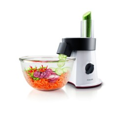 Philips Viva Collection SaladMaker HR1388/80 Daržovių pjaustyklė, 200 W, Balta/Juoda