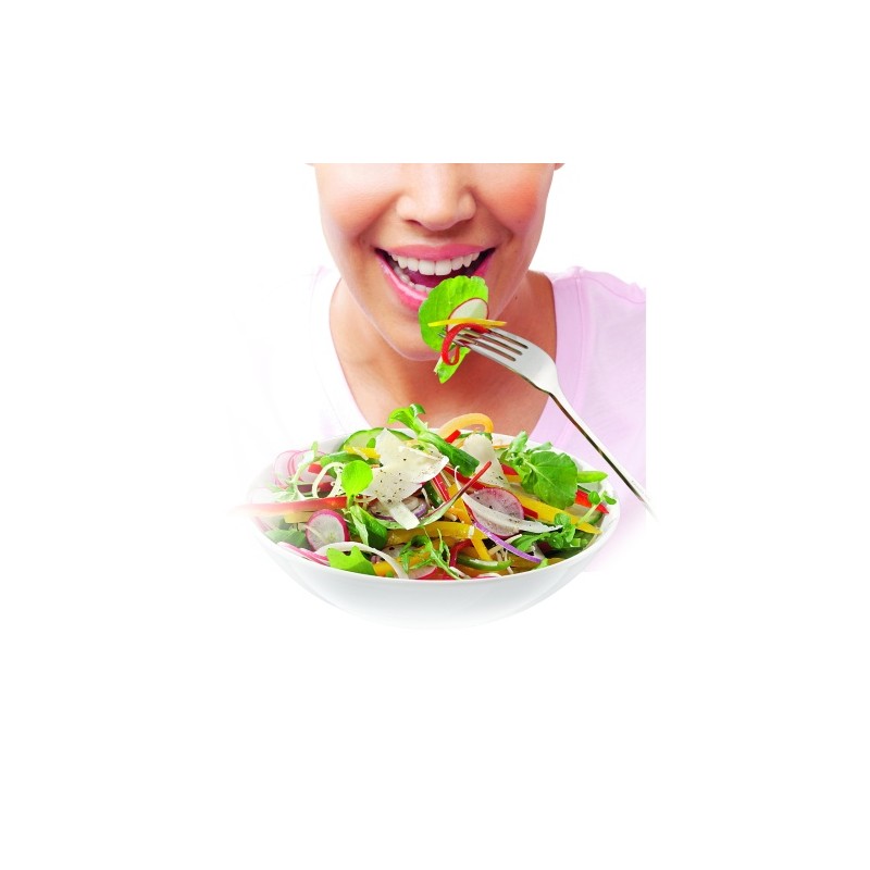 Philips Viva Collection SaladMaker HR1388/80 Daržovių pjaustyklė, 200 W, Balta/Juoda