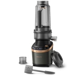 Philips Flip&Juice HR3770/00 Kokteilinė su sulčiaspaudės funkcija, 1500 W, Juoda/Vario