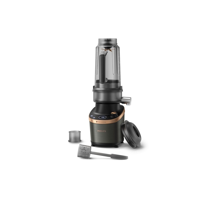 Philips Flip&Juice HR3770/00 Kokteilinė su sulčiaspaudės funkcija, 1500 W, Juoda/Vario