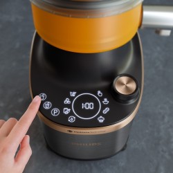 Philips Flip&Juice HR3770/00 Kokteilinė su sulčiaspaudės funkcija, 1500 W, Juoda/Vario