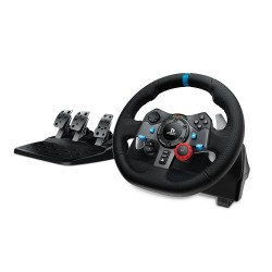 Logitech G29 Driving Force Žaidimų vairas ir pedalai, for PC, PS5, PS4, PS3, Juoda