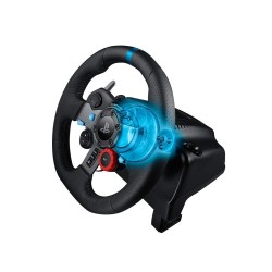 Logitech G29 Driving Force Žaidimų vairas ir pedalai, for PC, PS5, PS4, PS3, Juoda