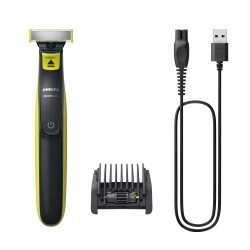 Philips OneBlade QP2724/20 Barzdaskutė, Charcoal Grey/Lime
