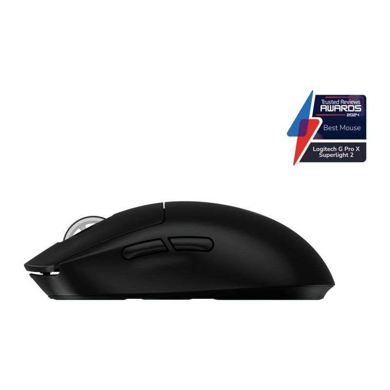 Logitech G PRO X Superlight 2 Belaidė žaidimų pelė, RF Wireless, 32000 DPI, Juoda