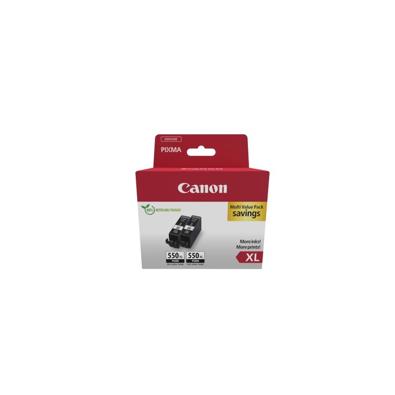Canon PGI-550XL PGBK (6431B010) Rašalinių kasečių komplektas, Juoda