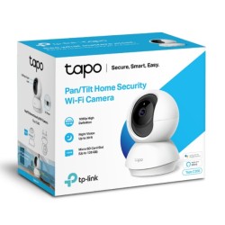 TP-Link Tapo C200 Pan/Tilt Namų apsaugos Wi-Fi kamera, Balta